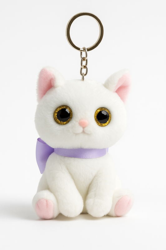 🐱 Cute White Cat Plush