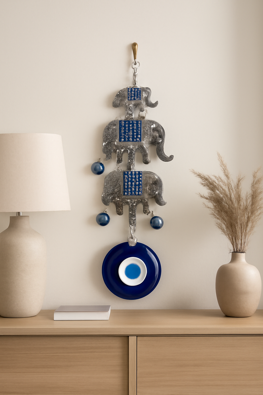 Evil Eye Elephant Hanging