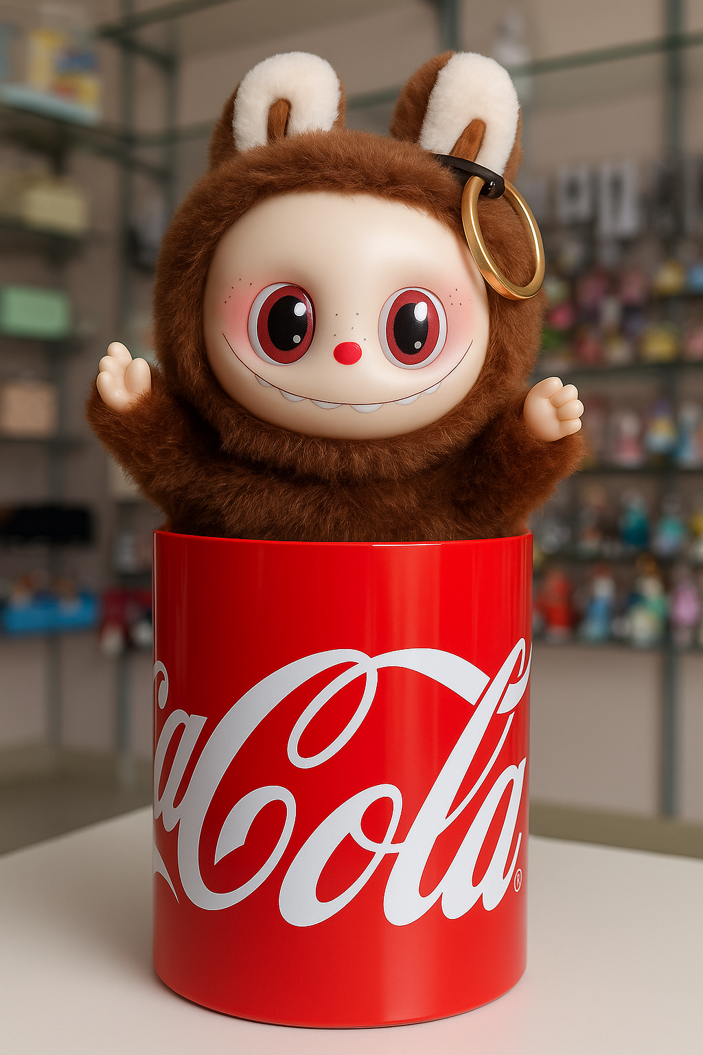 Coca Cola Labubu limited Edition  Keychain - 4 varient