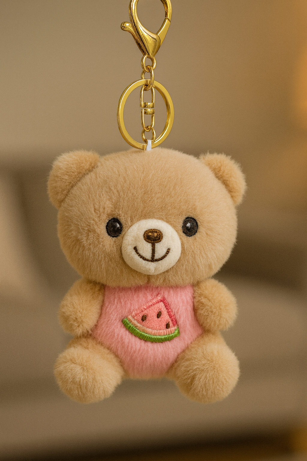 Cute Teddy Bear Keychain for Kids