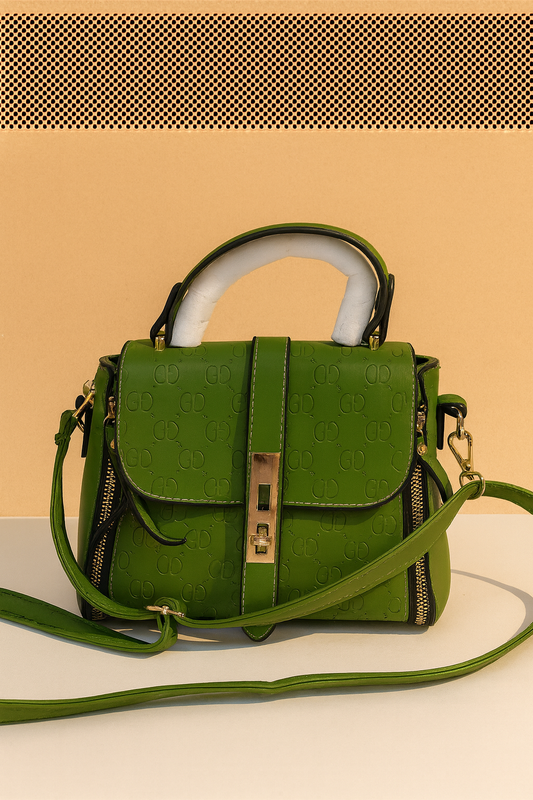 Premium Green GD Monogram Handbag