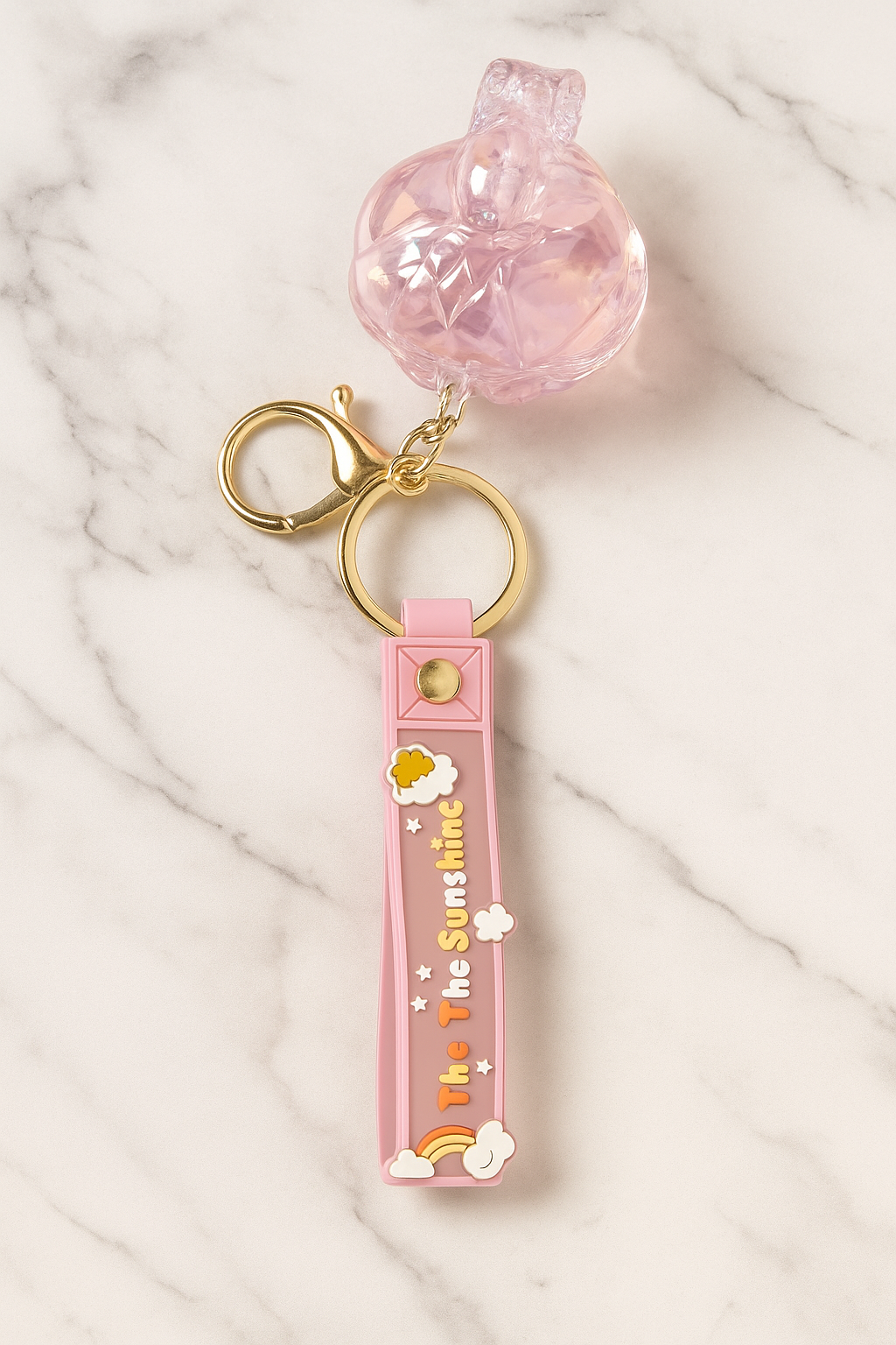 ๐ธ Cute Sunshine Unicorn Keychain