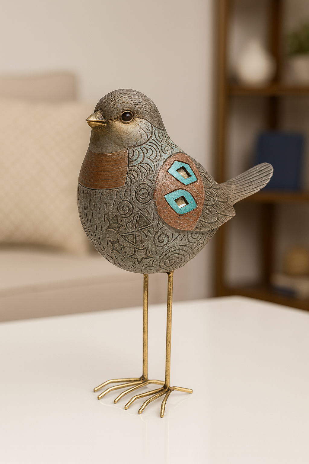 Decorative Bird Figurine
