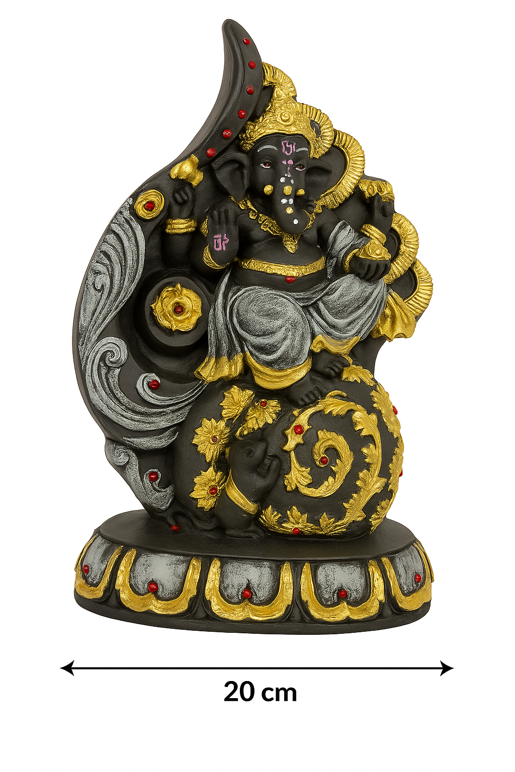 ✨ Black & Golden Lord Ganesha Idol✨✨