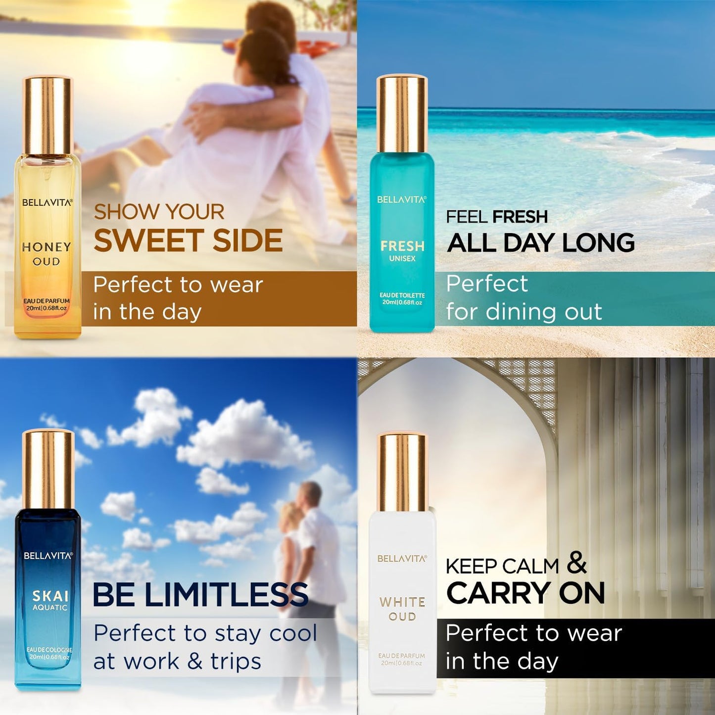 Bella Vita Luxury Unisex Perfume Gift Set | |