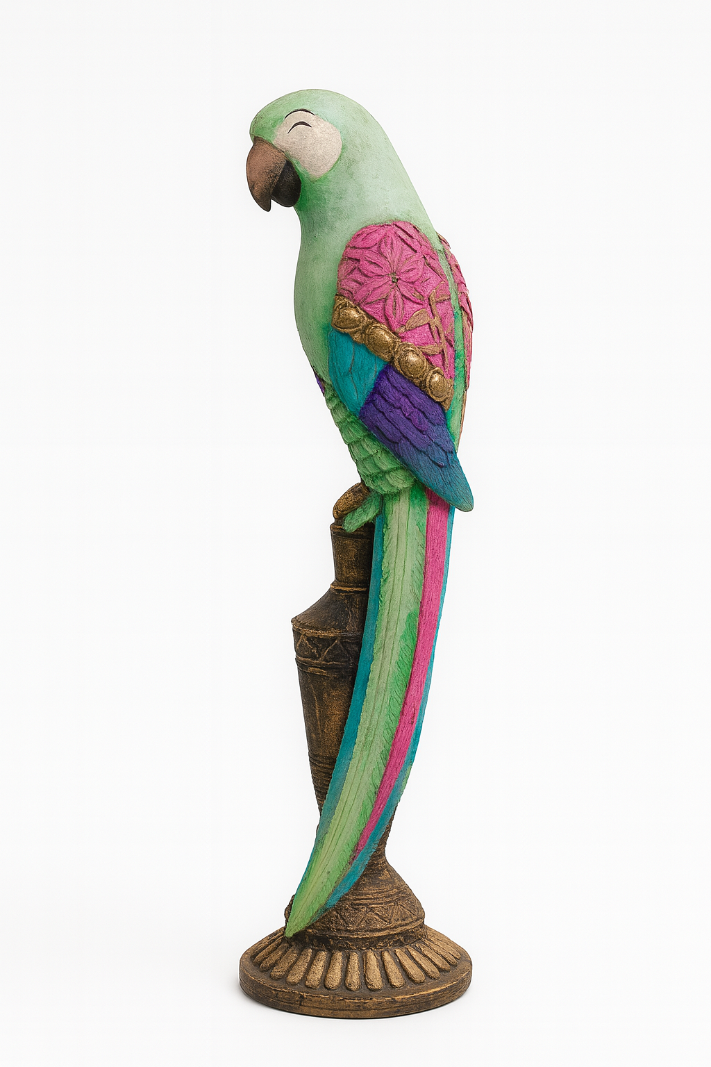 π¦ Elegant Colorful Parrot Figurin
