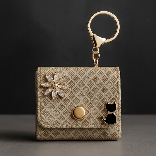 Elegant Mini Purse Keychain