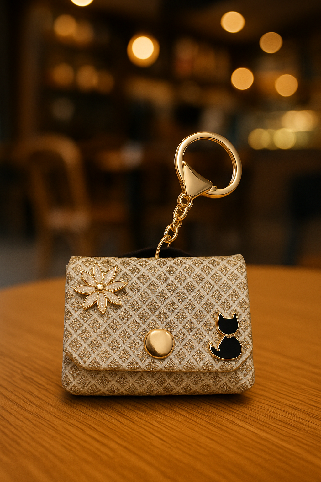 Elegant Mini Purse Keychain