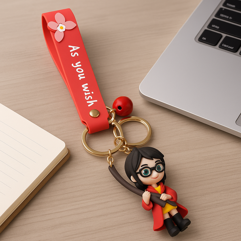 Cute Keychain with Strap