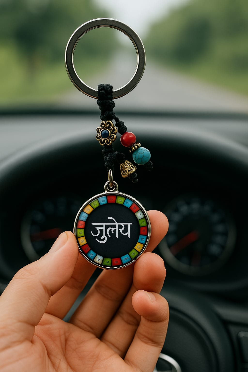 Julley Tibetan Prayer Beads Keychain
