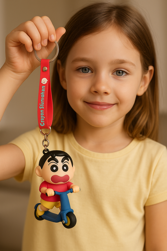 Crayon Shin-Chan Scooter Keychain