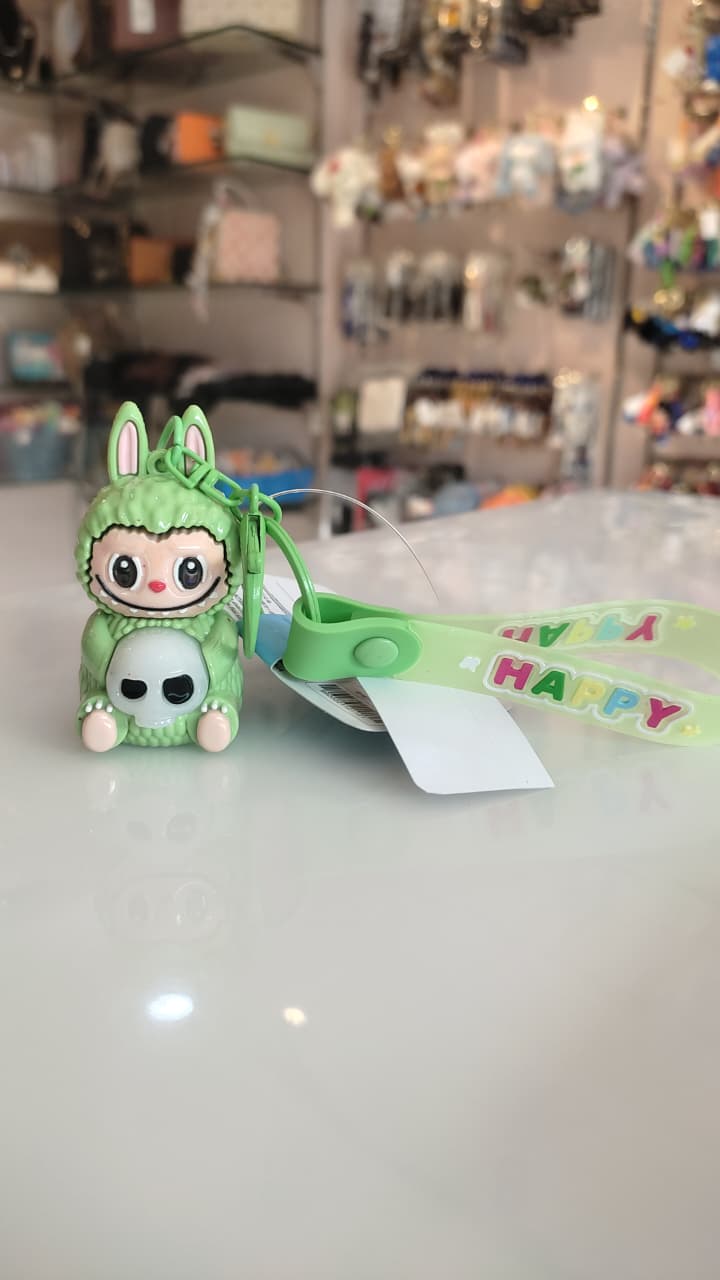 Labubu Green Bunny Keychain