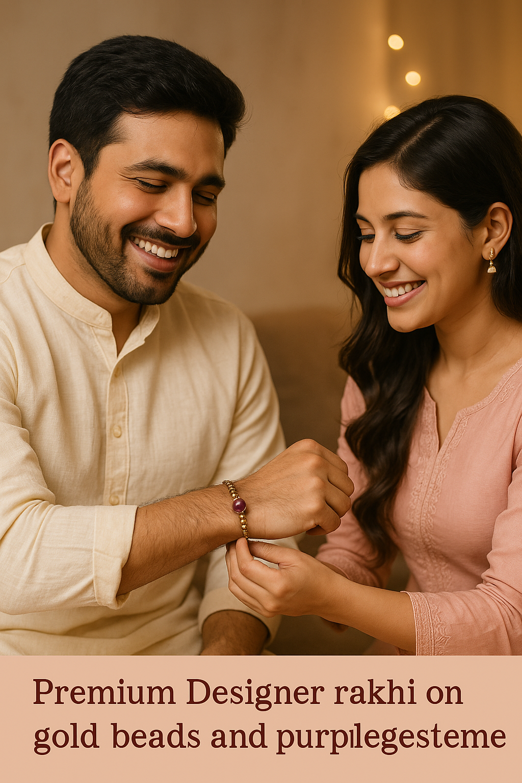 Premium Rakhi & Bracelet Combo πβ¨