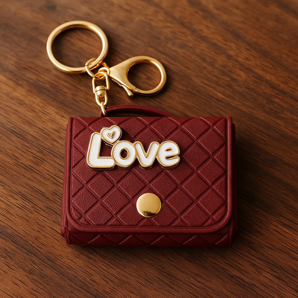 Love Mini Wallet Keychain