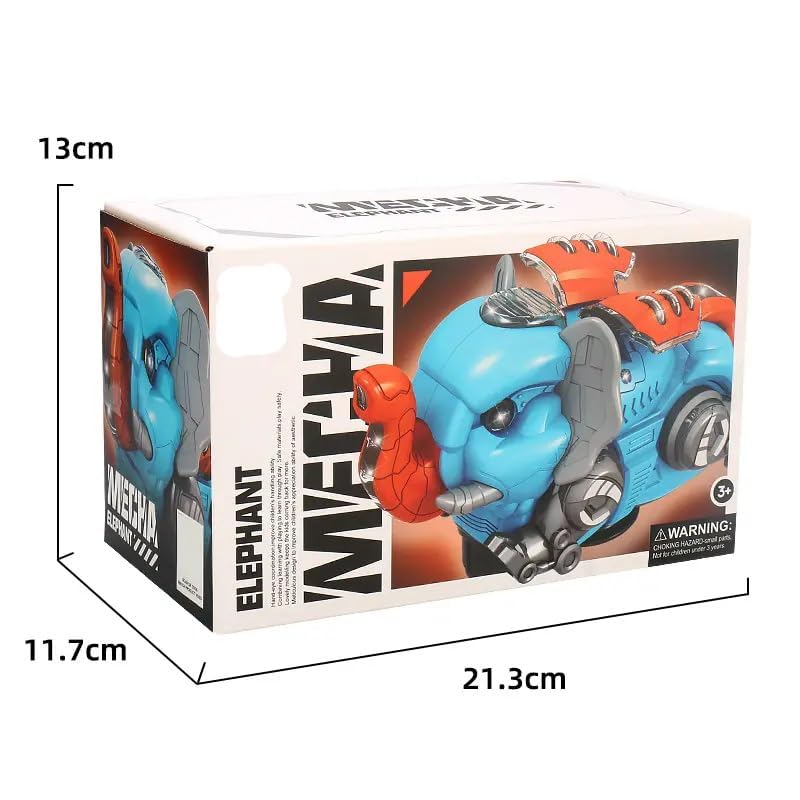 Mechanical Elephant Vehicle Car Toy with Light, Music,