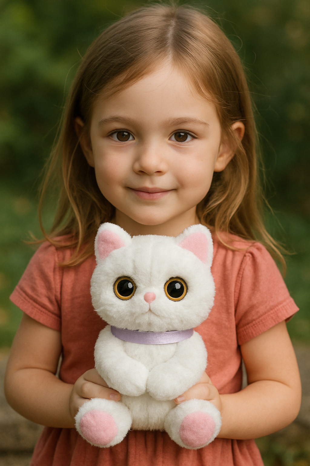 Cute Soft Plush Cat Toy for Kids