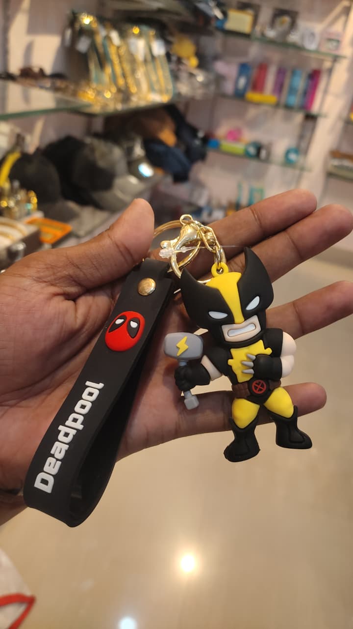 Wolverine Superhero 3D Keychain