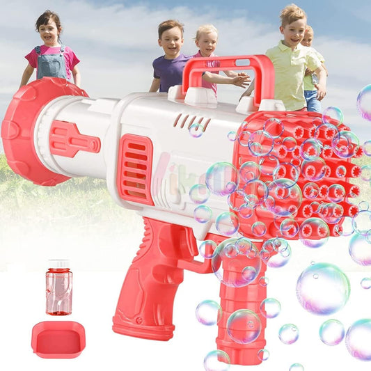 32-Hole Gatling Bubble Gun Toy for Kids |