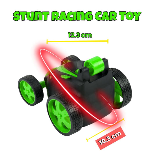 Rechargeable 360ยฐ Rotating & Rolling Small Stunt Car Toy