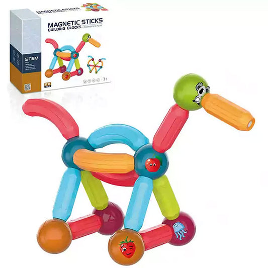 DIY Magnetic Sticks and Balls Building Blocks Toys -