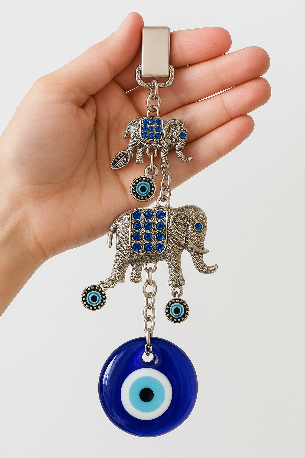 Evil Eye Elephant Hanging