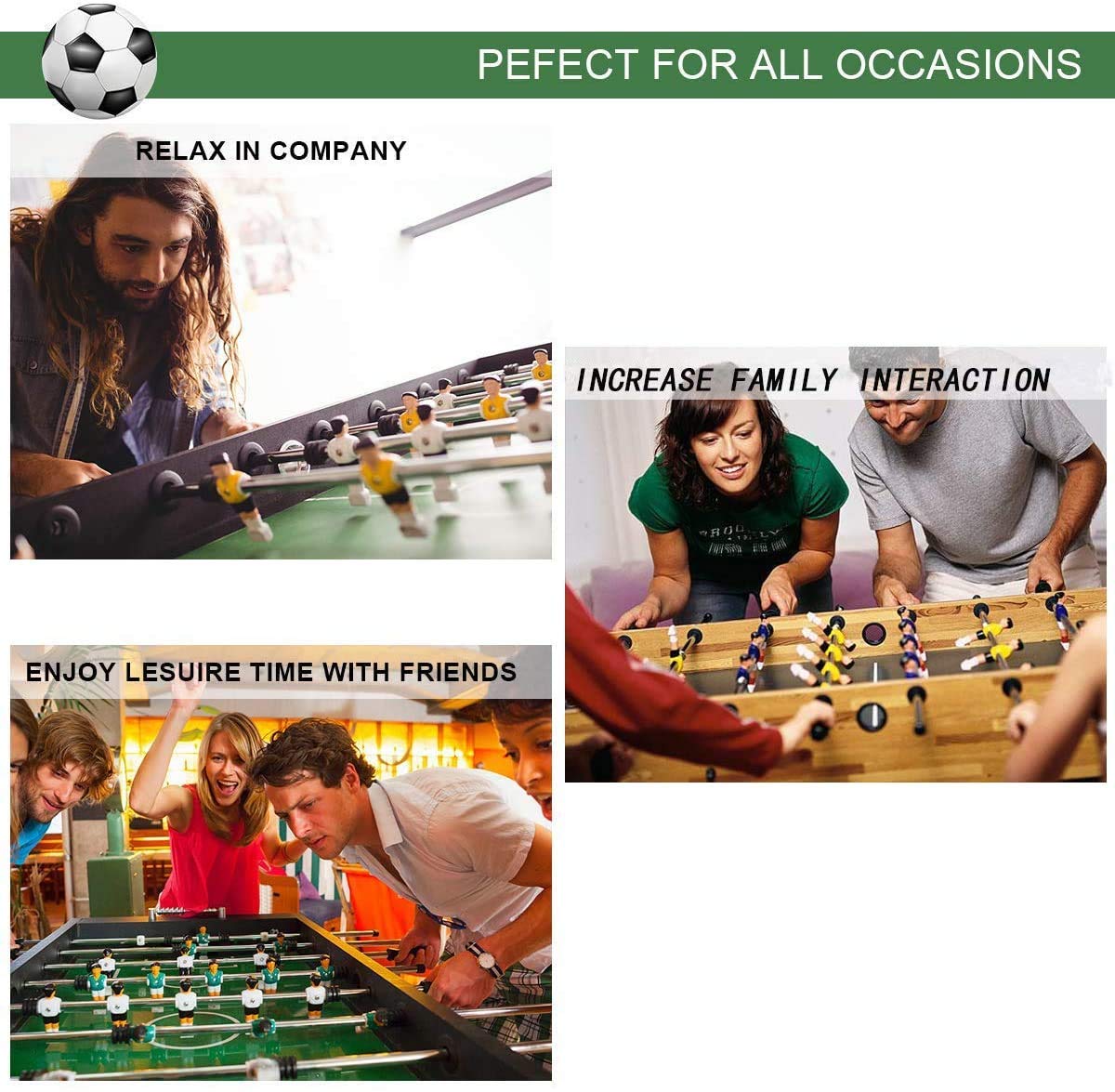 Foosball Table |Football Table Game |Mini Football Game Board|