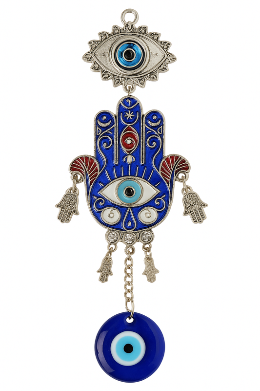 ๐งฟโจ Evil Eye Hamsa Metal Hanging