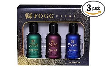 Fogg Liquid Scent Gift Set For Unisex, 3x30ml - Spicy