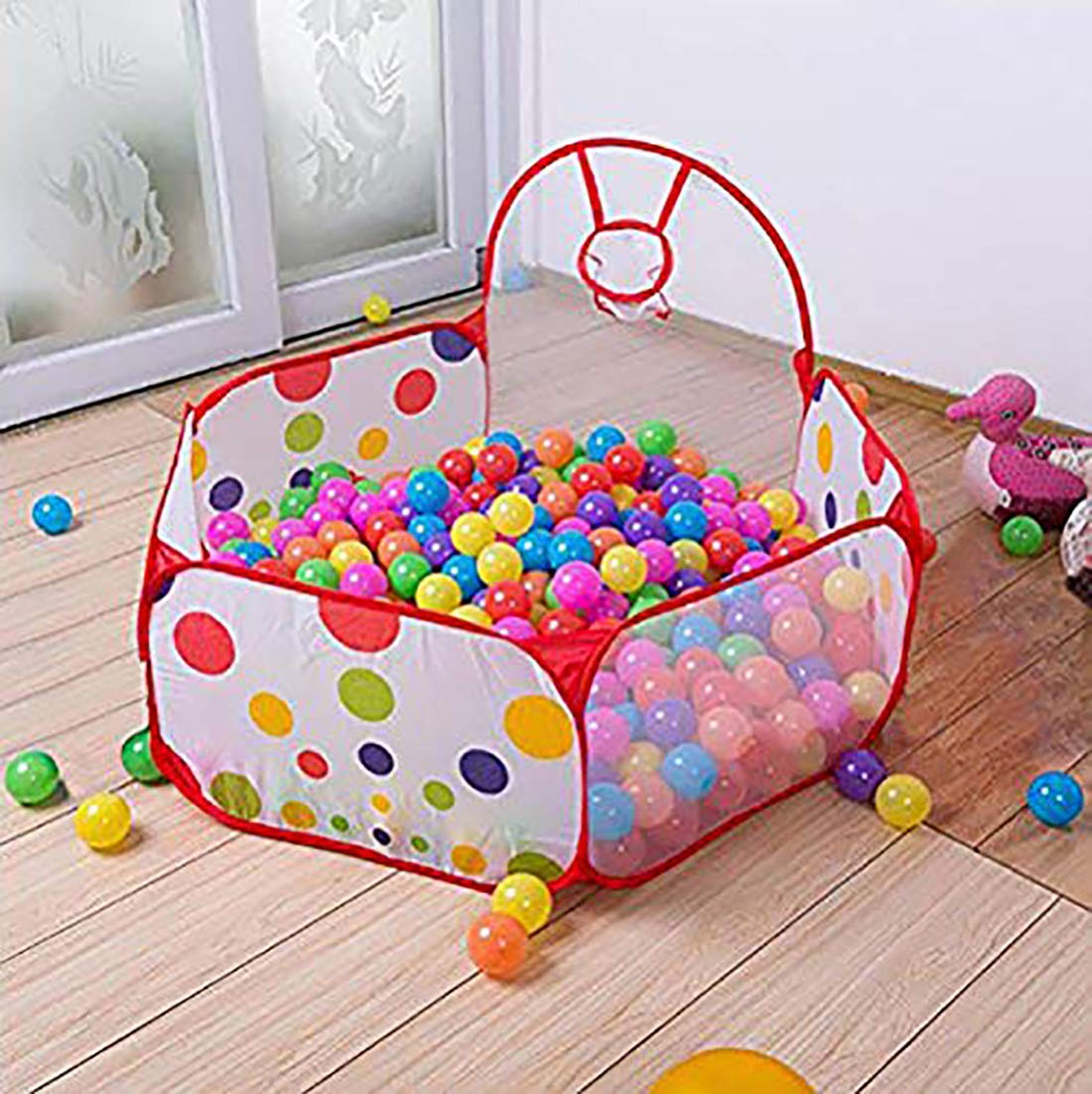 Kids Play Zone Tent with 50 Balls | Ball Pits for Toddlers | Ball Pool for 1-5 Years Kids