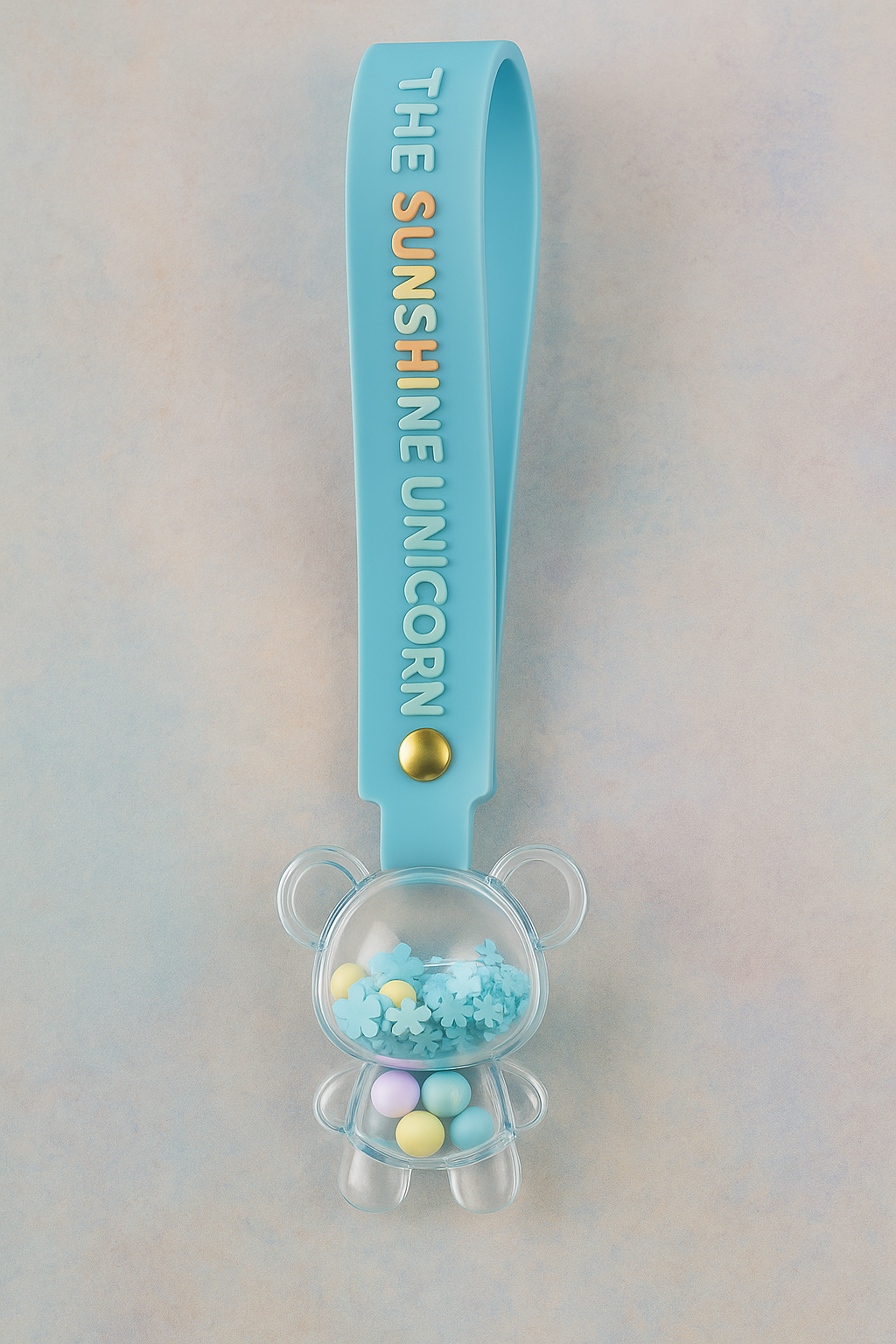 Pastel Bear Keychain