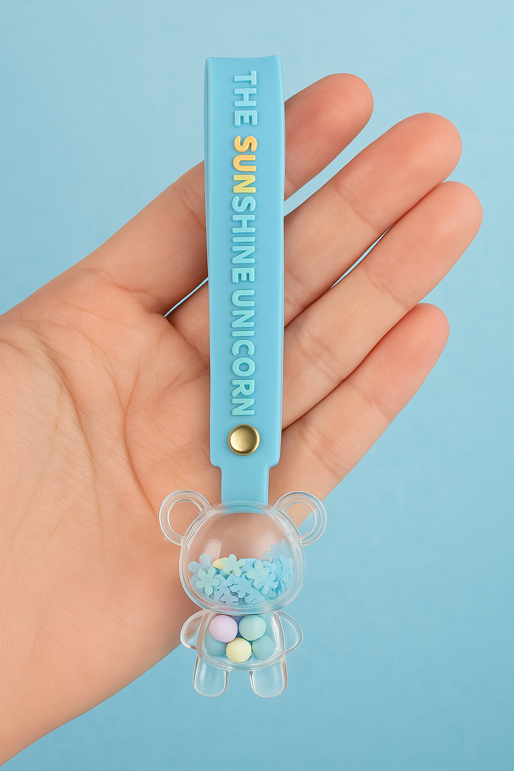Pastel Bear Keychain