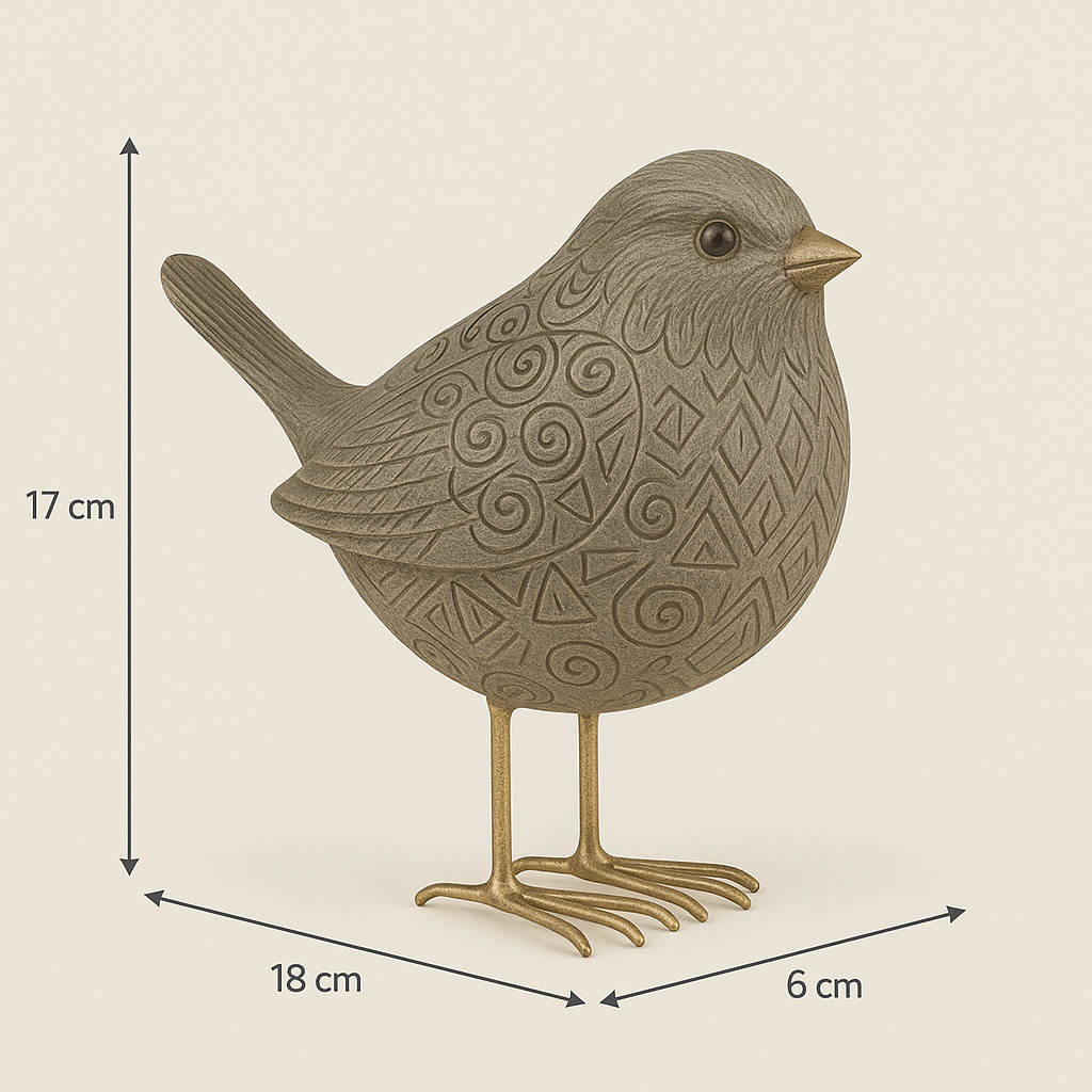 Decorative Bird Figurine