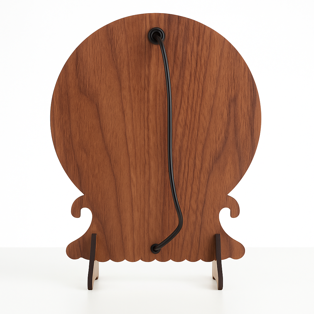 Radha Krishna Wooden LED Lamp-