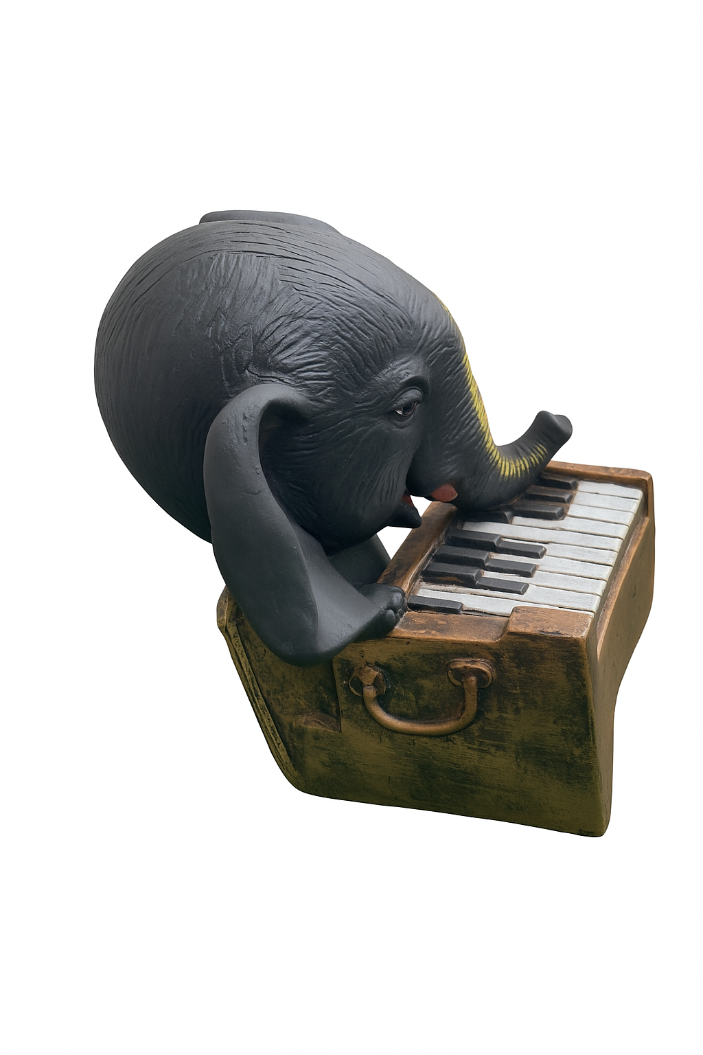 Ganesh Ji Idol Playing Harmonium