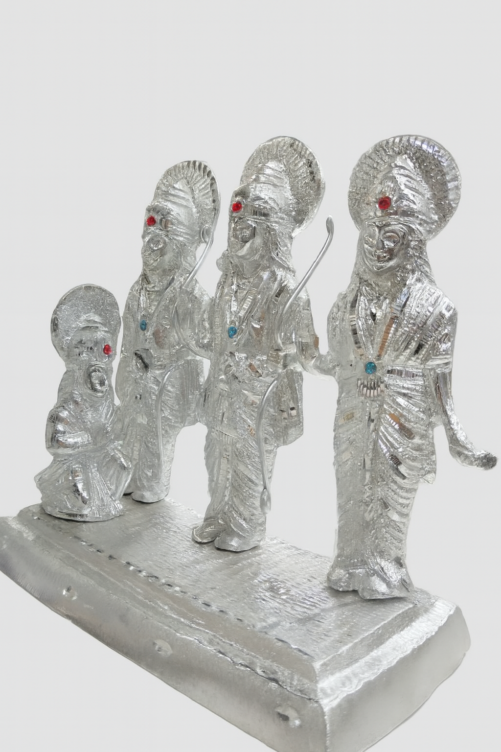 Silver Ram Darbar Idol Set