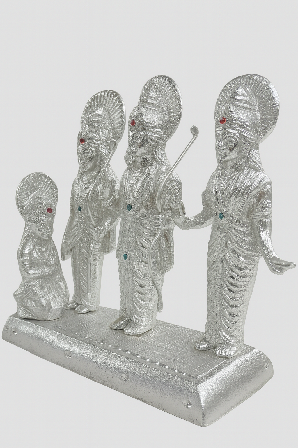Silver Ram Darbar Idol Set
