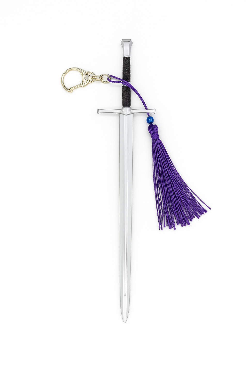 Miniature Medieval Sword Keychain with Sheath