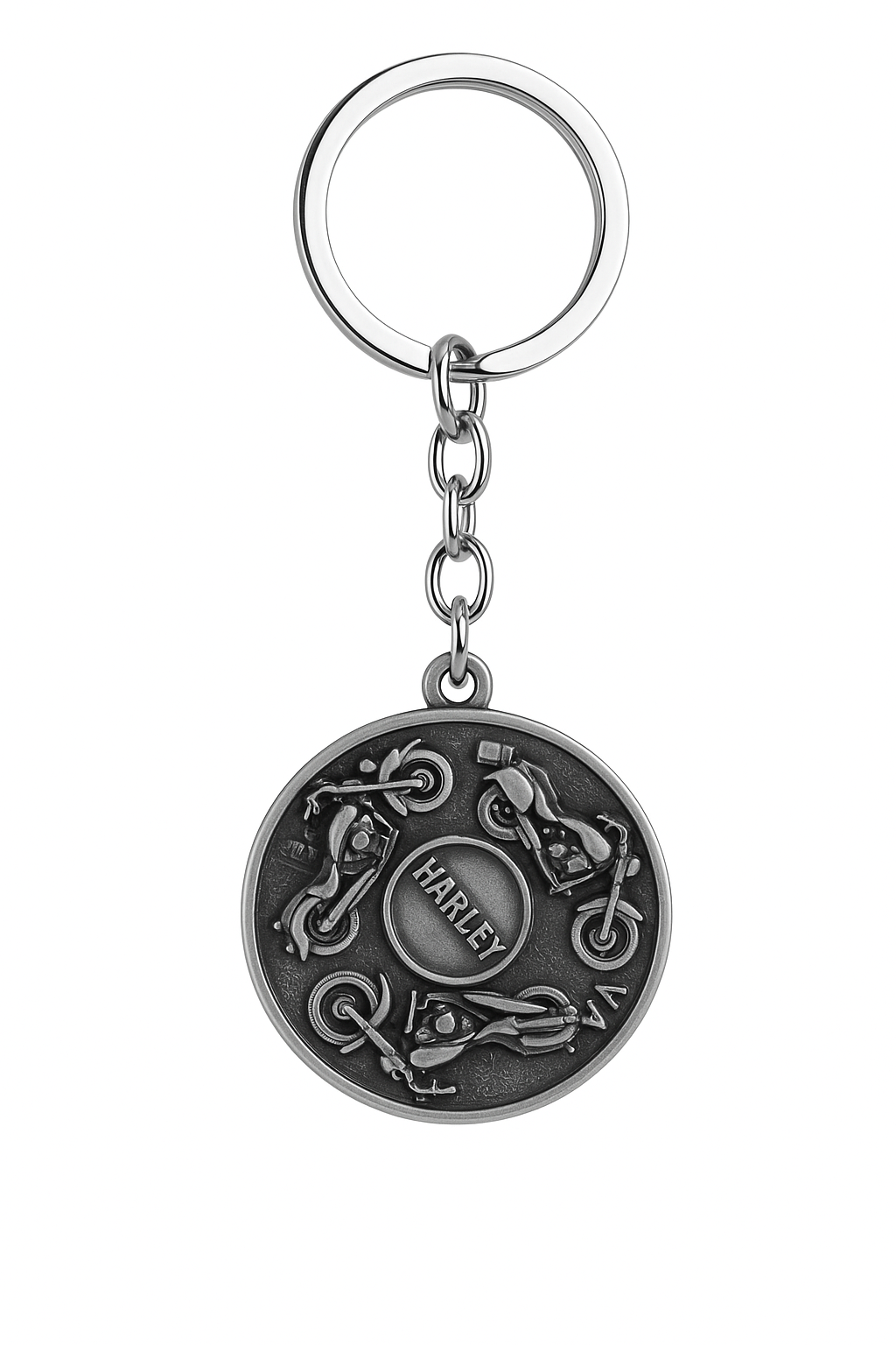HARLEY Motorcycle Spinner Keychain 🏍️