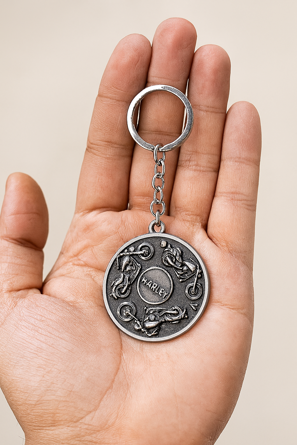 HARLEY Motorcycle Spinner Keychain 🏍️