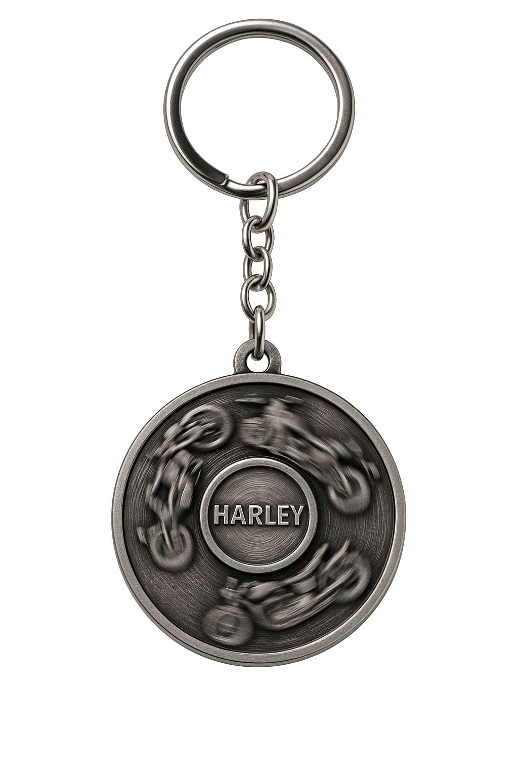 HARLEY Motorcycle Spinner Keychain 🏍️