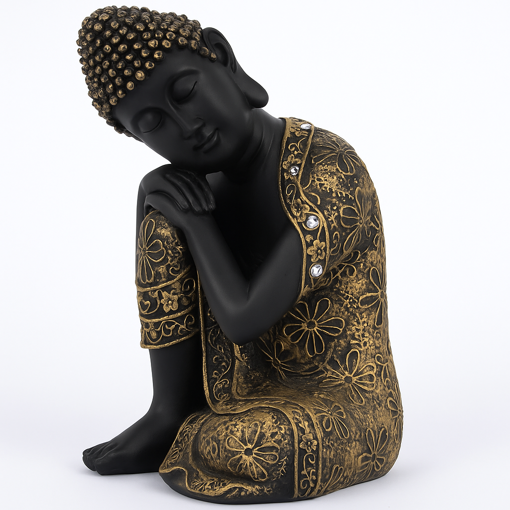 βπͺ Elegant Black & Gold Buddhaππ