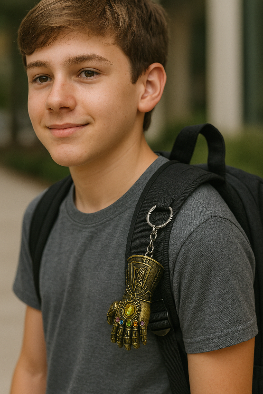 Infinity Gauntlet Metal Keychain