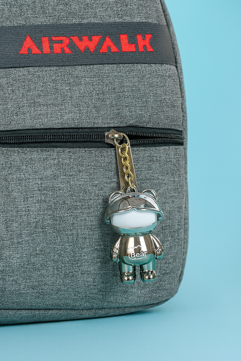 Silver Bear Keychain |