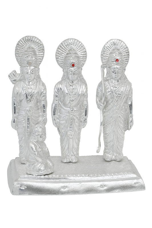Silver Ram Darbar Idol Set