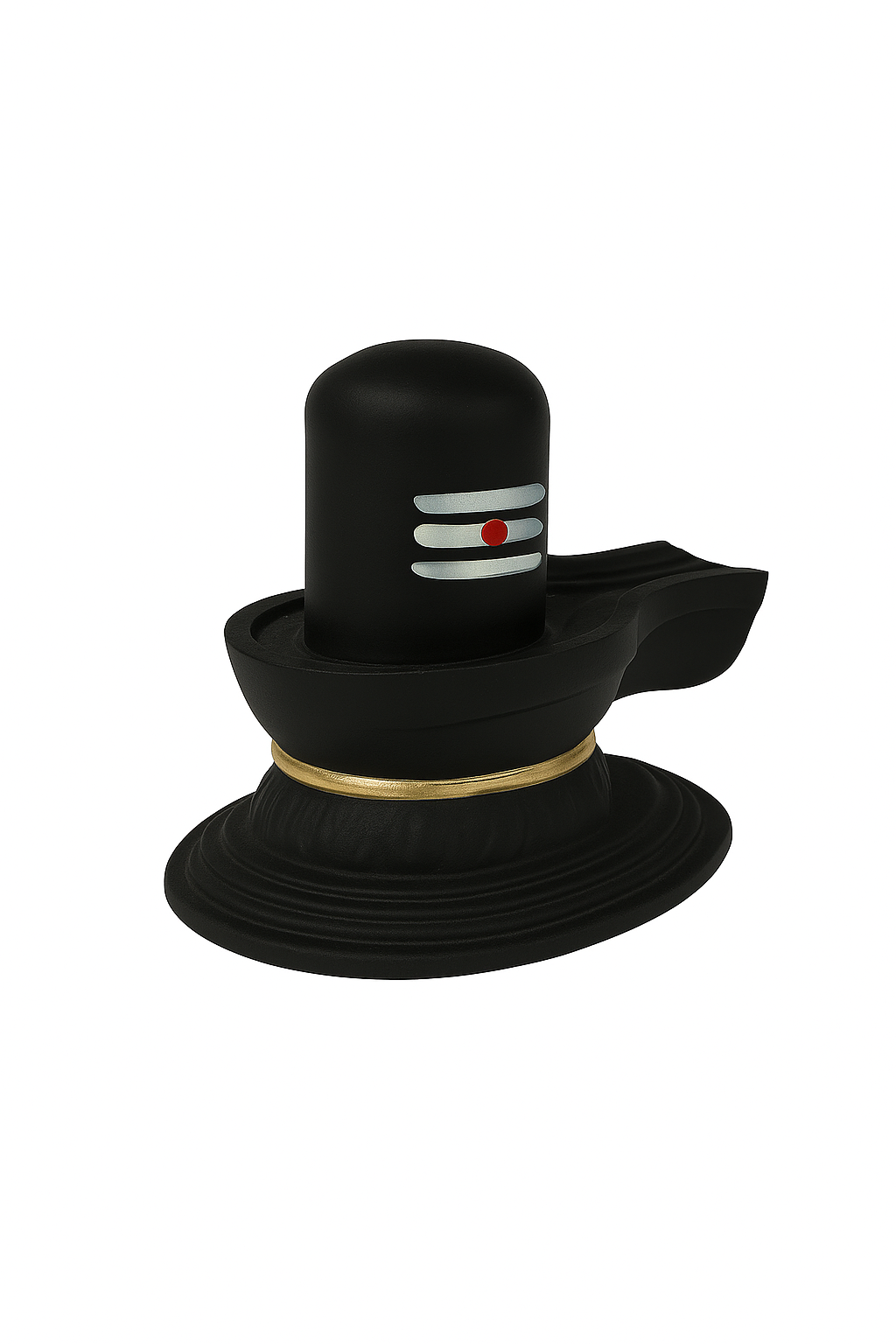 Black Shivling Idol with Golden Base🎇🎇