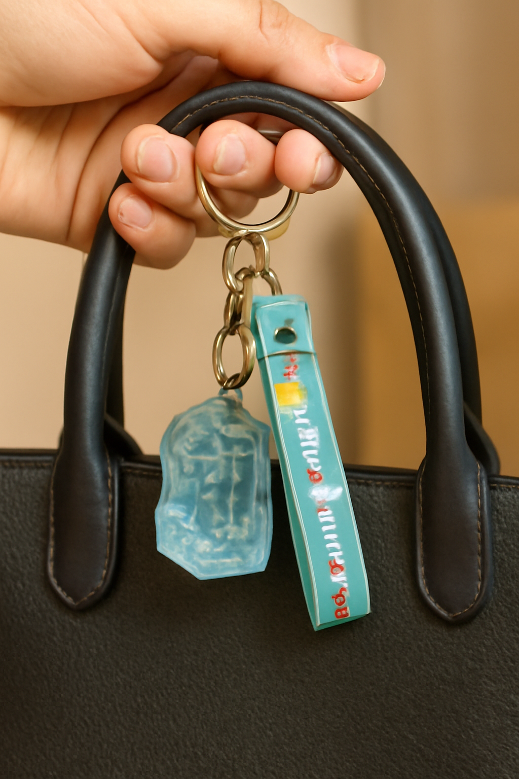 π Ice Cube Keychain