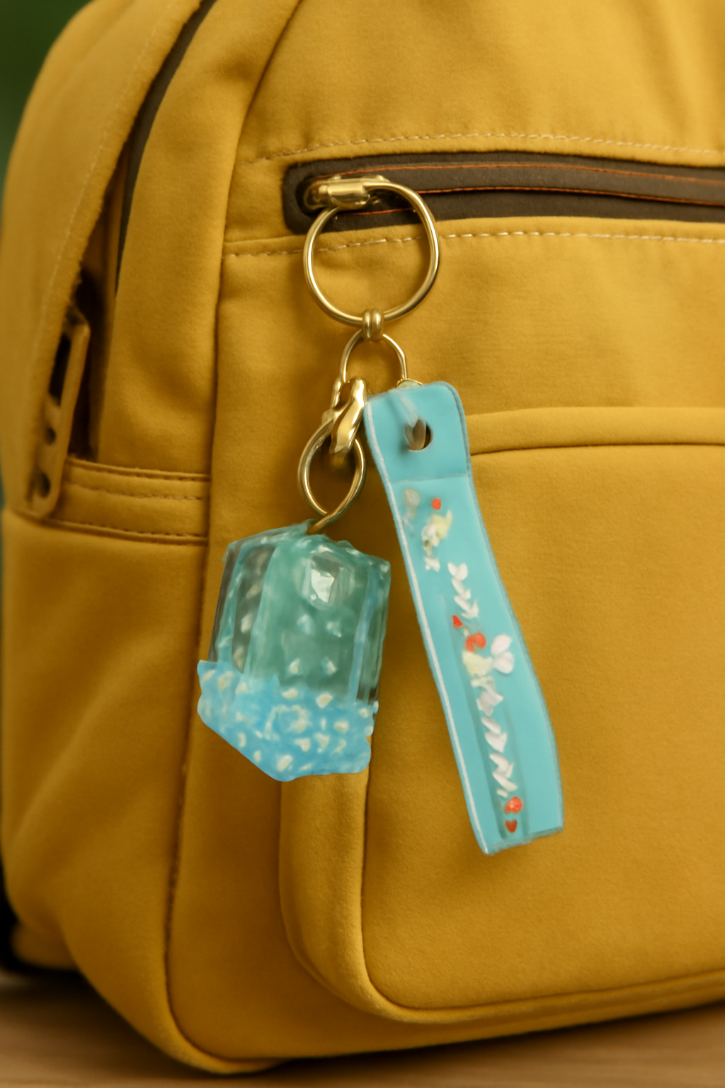 π Ice Cube Keychain