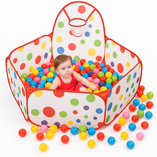Kids Play Zone Tent with 50 Balls | Ball Pits for Toddlers | Ball Pool for 1-5 Years Kids