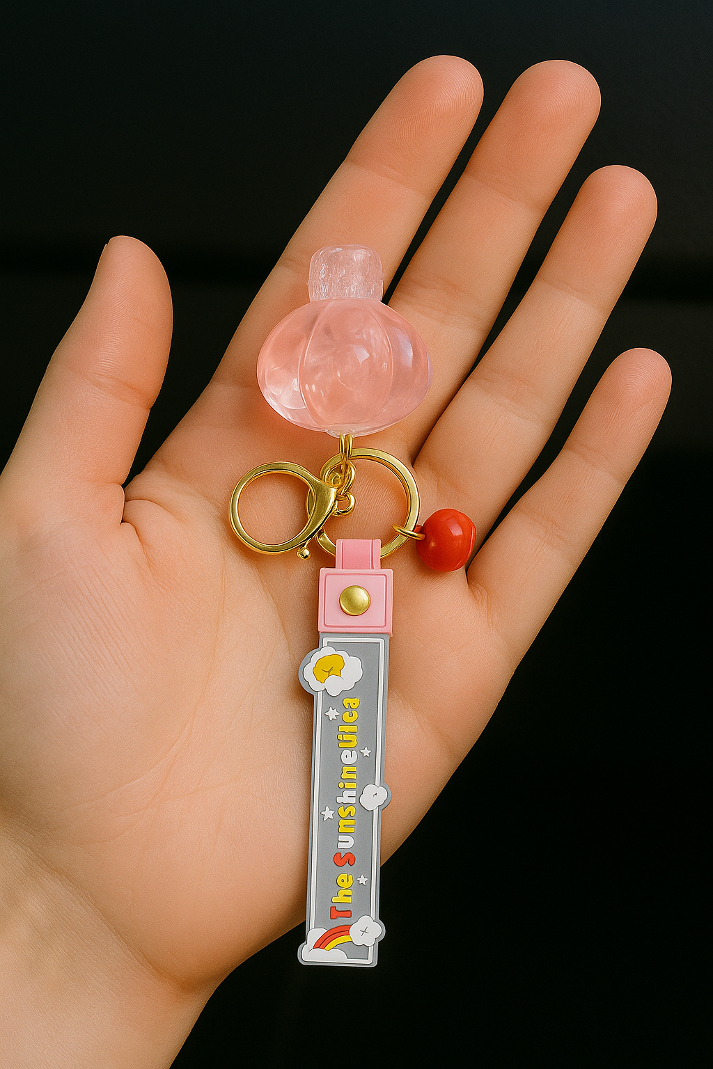 ๐ธ Cute Sunshine Unicorn Keychain