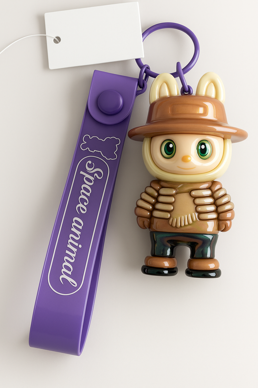 LABUBU Space Animal Keychain